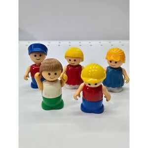 Fisher-Price‎ Chunky Little People Lot of 5 Figures 1990s Vintage Toddlers